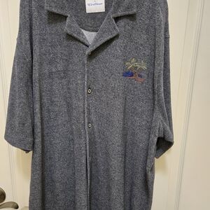 Caribbean Gray Men's Terry Shirt